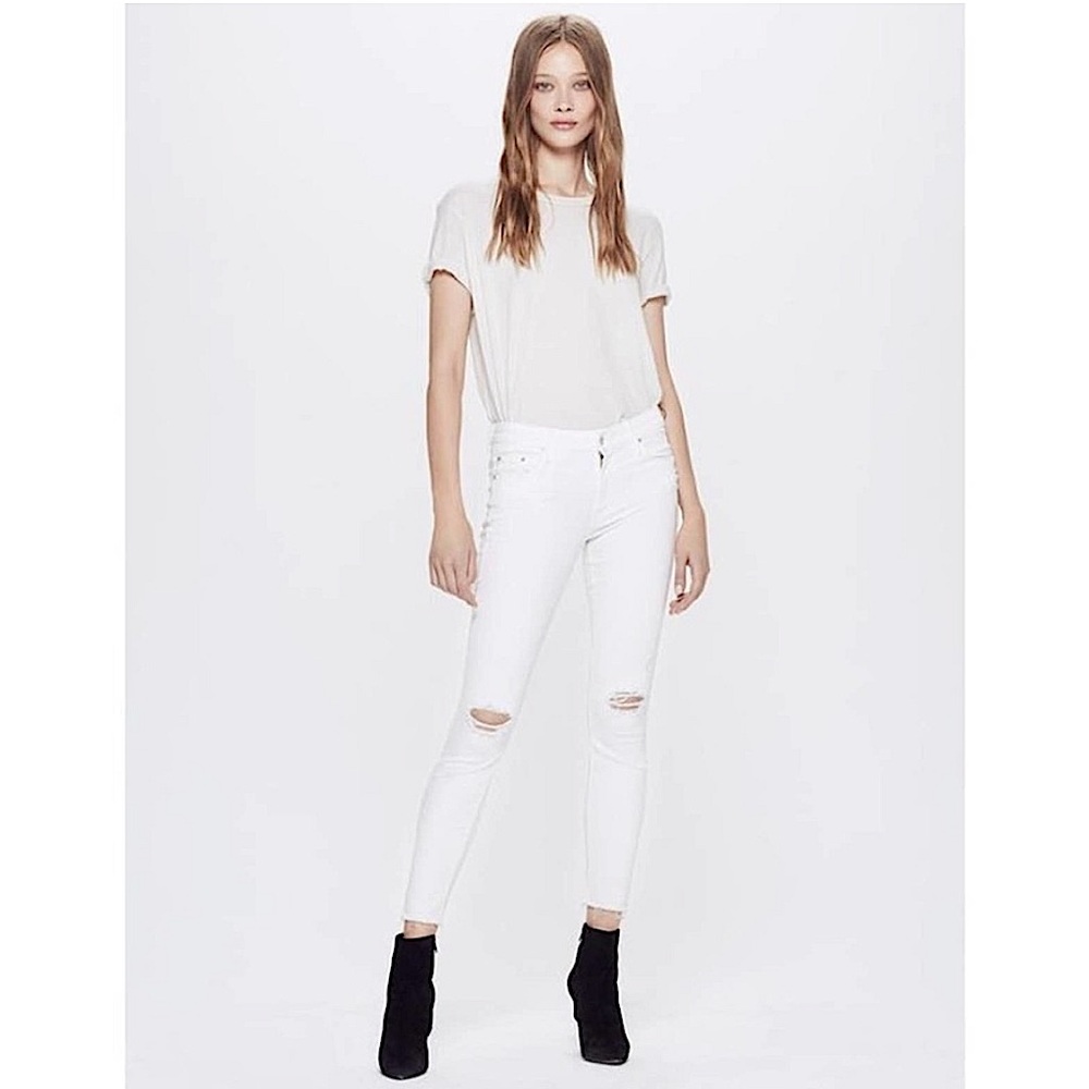 MOTHER ‘Looker Ankle Fray’ in Little Miss Innocent SZ 30